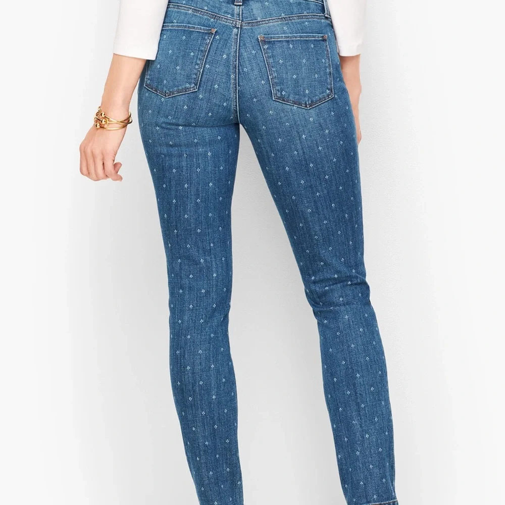 Talbots Blue Skinny Jeans Modern Fit - Picture 2 of 7